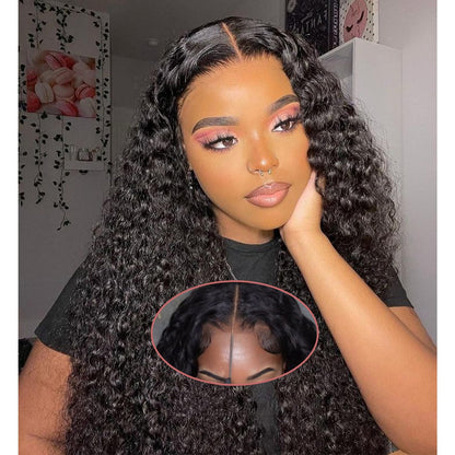 5x5 Lace Wear to Go Glueless Wig Body Wave Lace Closure  Wig 100 Virgin Human Hair Natural Color Swiss Lace, Skin-melt Lace, Invisible Lace
