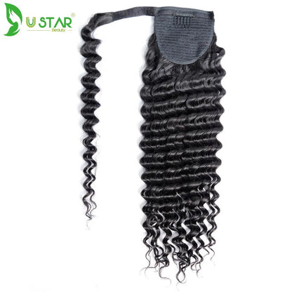 Clip In Ponytail Human Hair 