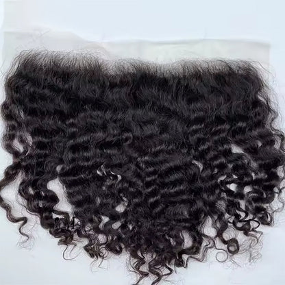 13x4 HD Lace Frontal Burmese Curl – High Quality Brazilian Virgin Human Hair