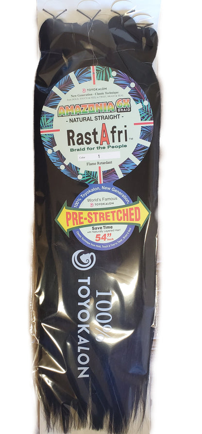 Wholesale RastAfri amazonia 6x braid 54" pre-stretched braiding