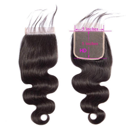 HD Closure with Free part