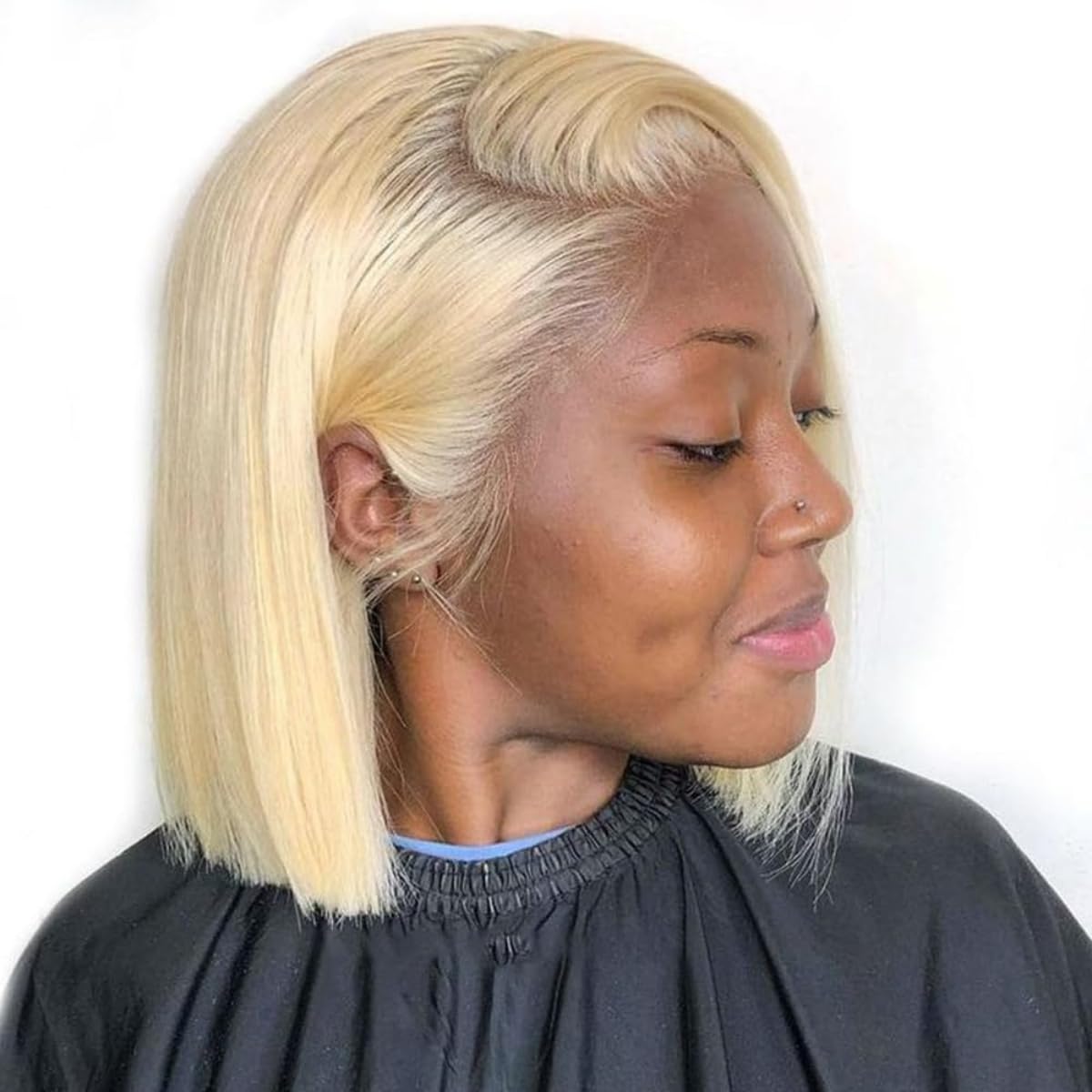 Blonde 613 Straight Bob Wig – 13x4 & 13x6 HD Lace Front Bleached Knots 100% Human Hair