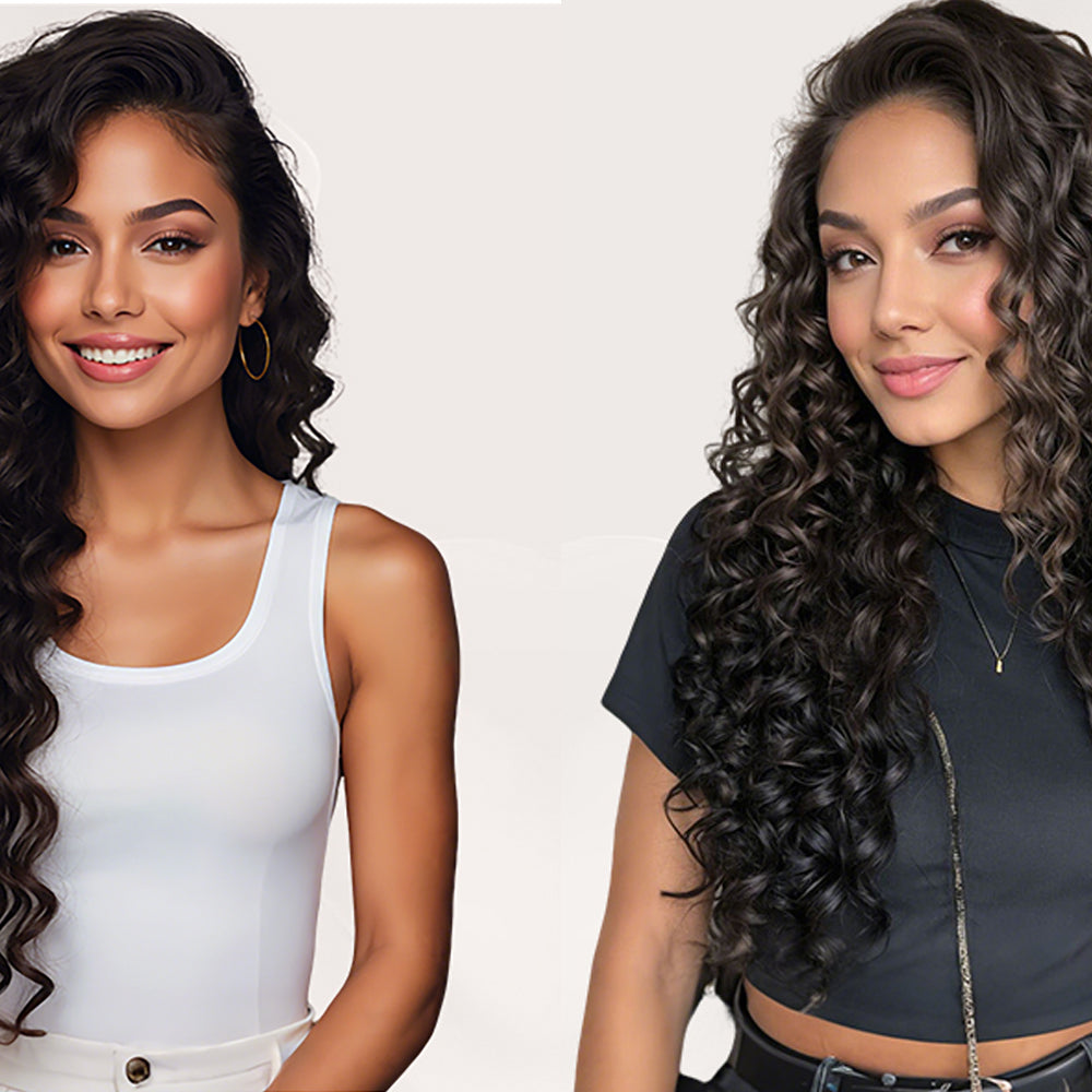 Dark Brown (#2) Jerry Curly 100% Human Hair Bundles | Soft Curls & Natural Blend | Single Donor Cuticle Intact 100g