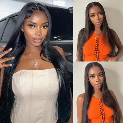 Better Hair, Less Money - Master Blend hair Straight Color 1B Human Hair with High Quality Fibers for quick wave, ponytail 1 3 4 Bundles 1B 12 14 16 18 20 22 24 26 28 30 Inch