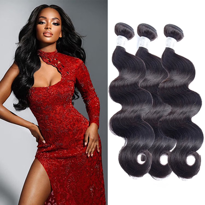 Better Hair, Less Money - Master Blend Hair Body Wave Color 1B 12 14 16 18 20 22 24 26 28 30 in Double Weft Basics Color for Women
