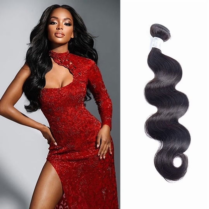 Better Hair, Less Money - Master Blend Hair Body Wave Color 1B 12 14 16 18 20 22 24 26 28 30 in Double Weft Basics Color for Women