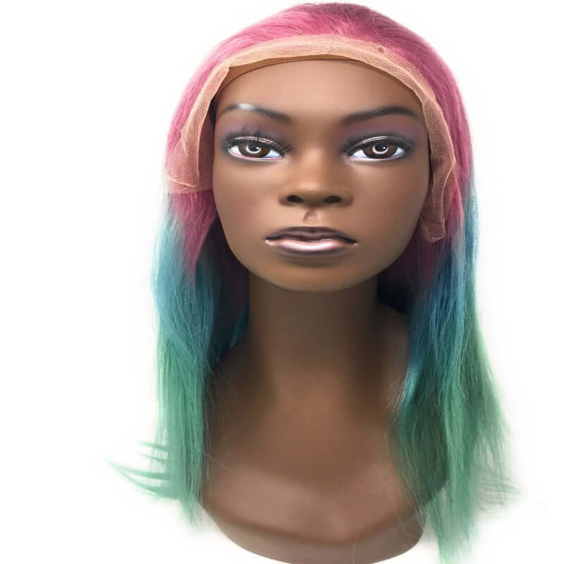 3-Tone Straight Wig – 13x4 Lace Front 100% Human Hair