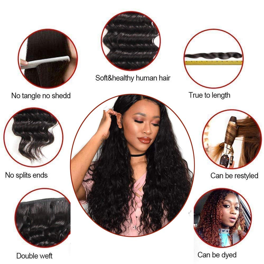 HD lace Water Wave Wig