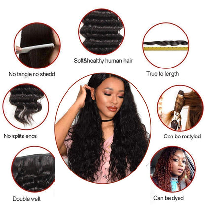 HD lace Water Wave Wig