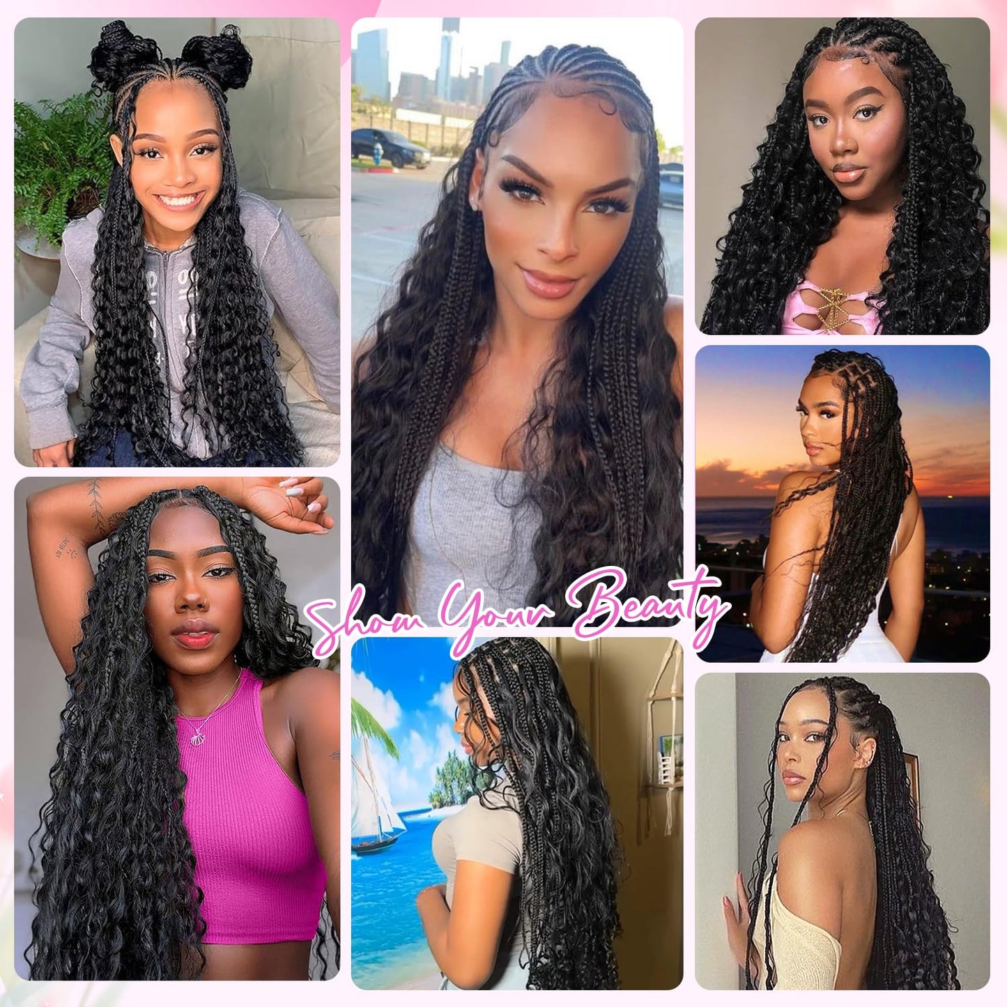 Better Hair, Less Money Color Natural Black Human Braiding Hair Deep Wave Bulk 100% HumanMink Hair 100g/bundle 18-22 inch