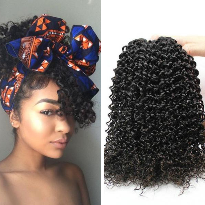 Ustar 100% Human Hair 4x13 Frontal Jerry Curl