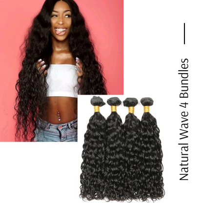 Virgin Human Hair  Nartual  Wave Bundles 
