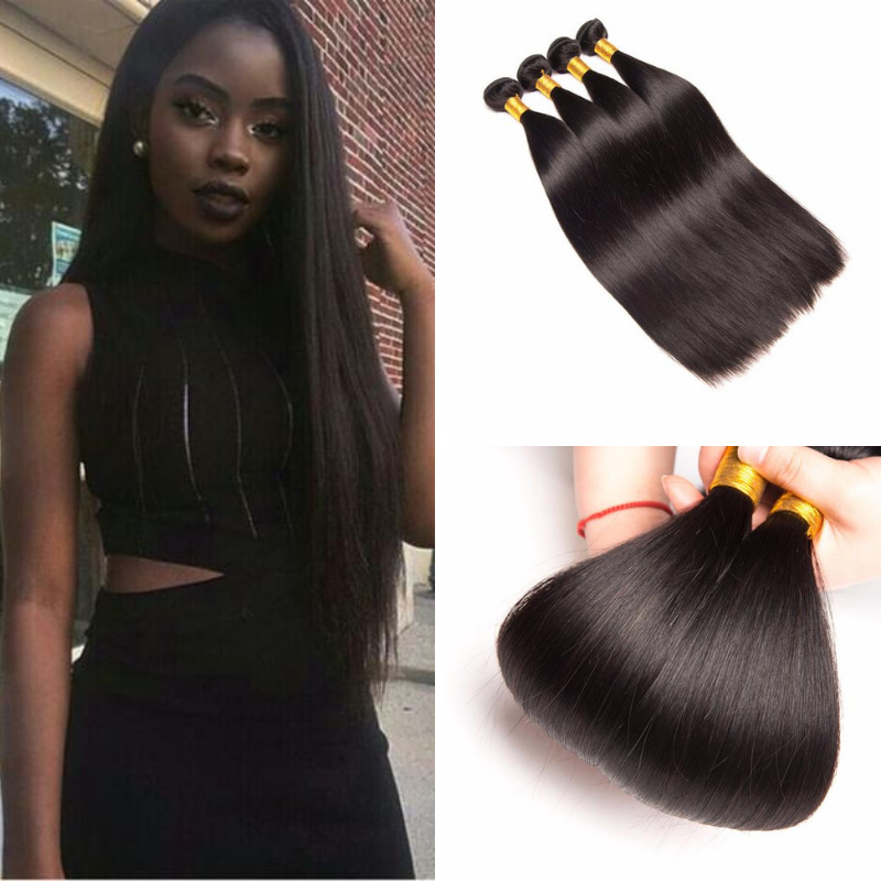 Ustar 7A Virgin human Hair 4 Bundles Straight
