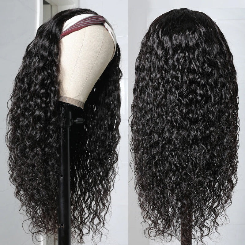 Human Hair Wig Water Wave Virgin