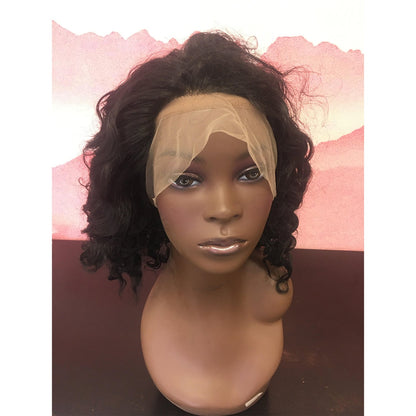 Full Lace Wig For Braids High Heat Resistant Synthetic Hair Curly 10 inch