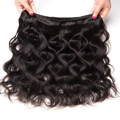 Seasonal Sale Body Wave 3 Bundles Set Deal 100% Human Hair | Affordable Natural Black 12"-18"