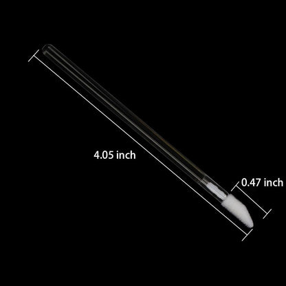 200 Pieces Disposable Lip Brushes Premium Lipstick Gloss Wands Applicator Makeup Tool Kits, White Handle