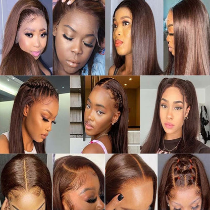 Holiday Deals: Straight Dark Brown (2#) 100% Human Hair