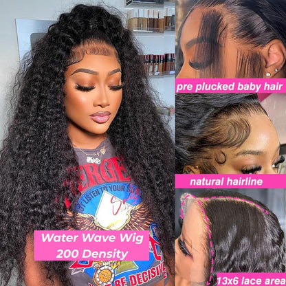 Full Lace Wig Jerry Curl Natural Black 100% Human Hair whole head lace Wig