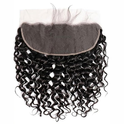 13x6 HD Lace Frontal Water Wave – Unprocessed Mink Virgin Human Hair | 6-Inch Deep Part, Skin-Melt HD Lace