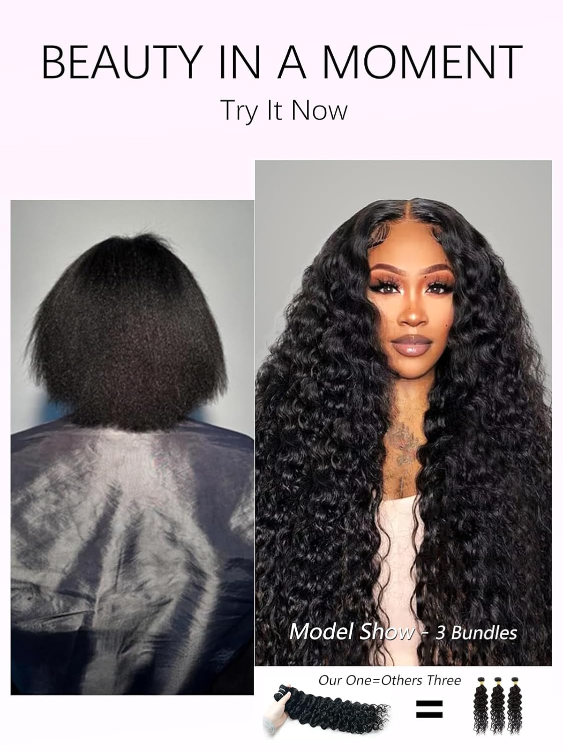 Double Drawn Burmese Curly Full End Unprocessed 100% Human Hair Natural Color | Single Donor Cuticle Aligned Bundles 10"-26"
