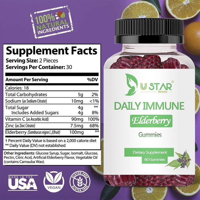Gummies for Adults with Vitamin C & Zinc
