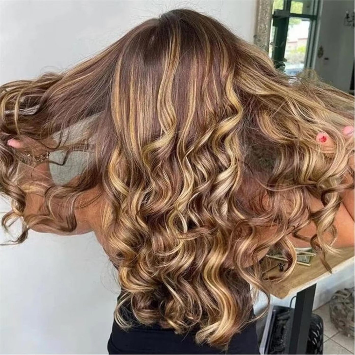 4/27 Highlight Body Wave Wig – 13x6 HD Lace Full Frontal Up To 42 Inch Human Hair