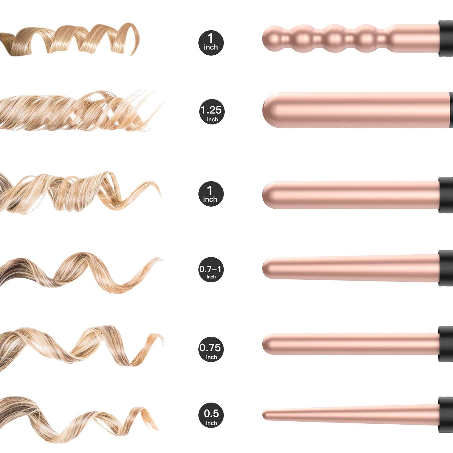 6 IN 1 COMPLETE CURLER SET