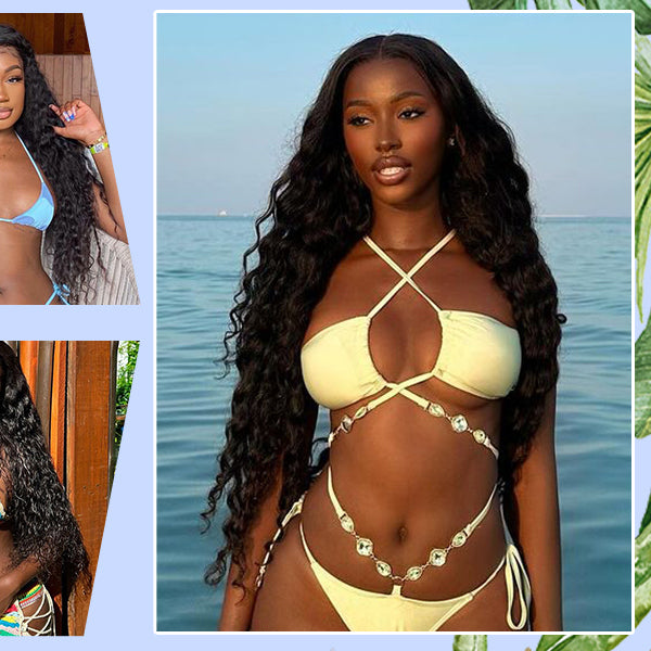 100% Affordable Human Hair Water Wave Bundles | Natural Black 1B | 10"-30" | Remy Weave