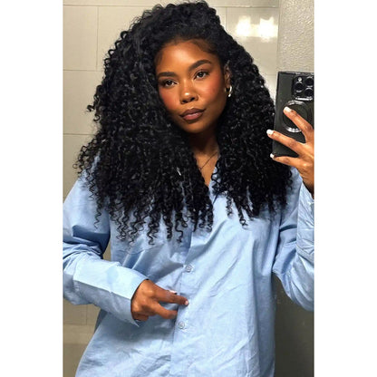 Burmese Curly with Spiral Ends Crochet 100% Human Hair - Boho Braiding Hair For Miracle Knots (50g/Pack)