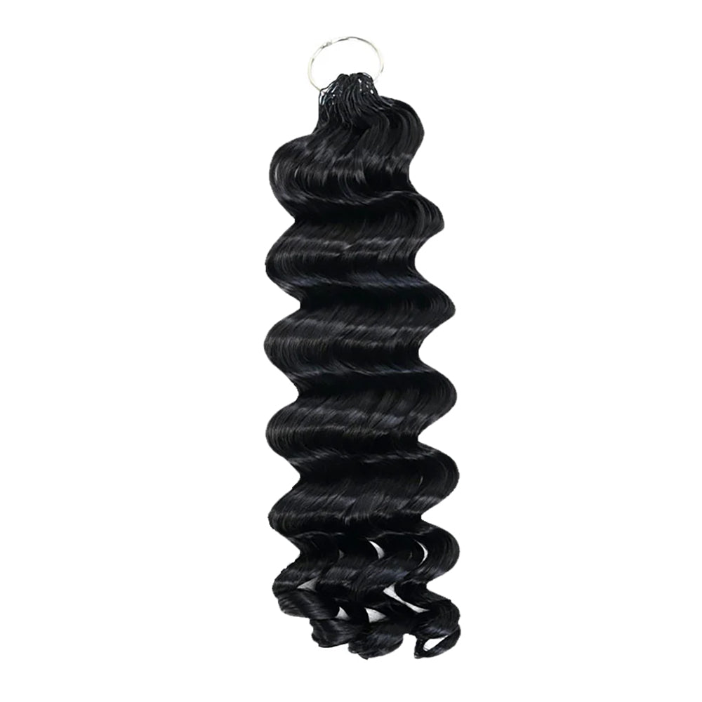Loose Deep Wave Crochet  100% Human Hair -  Boho Braiding Hair For Miracle Knots (50g/Pack)