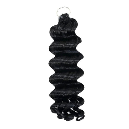 Loose Deep Wave Crochet  100% Human Hair -  Boho Braiding Hair For Miracle Knots (50g/Pack)