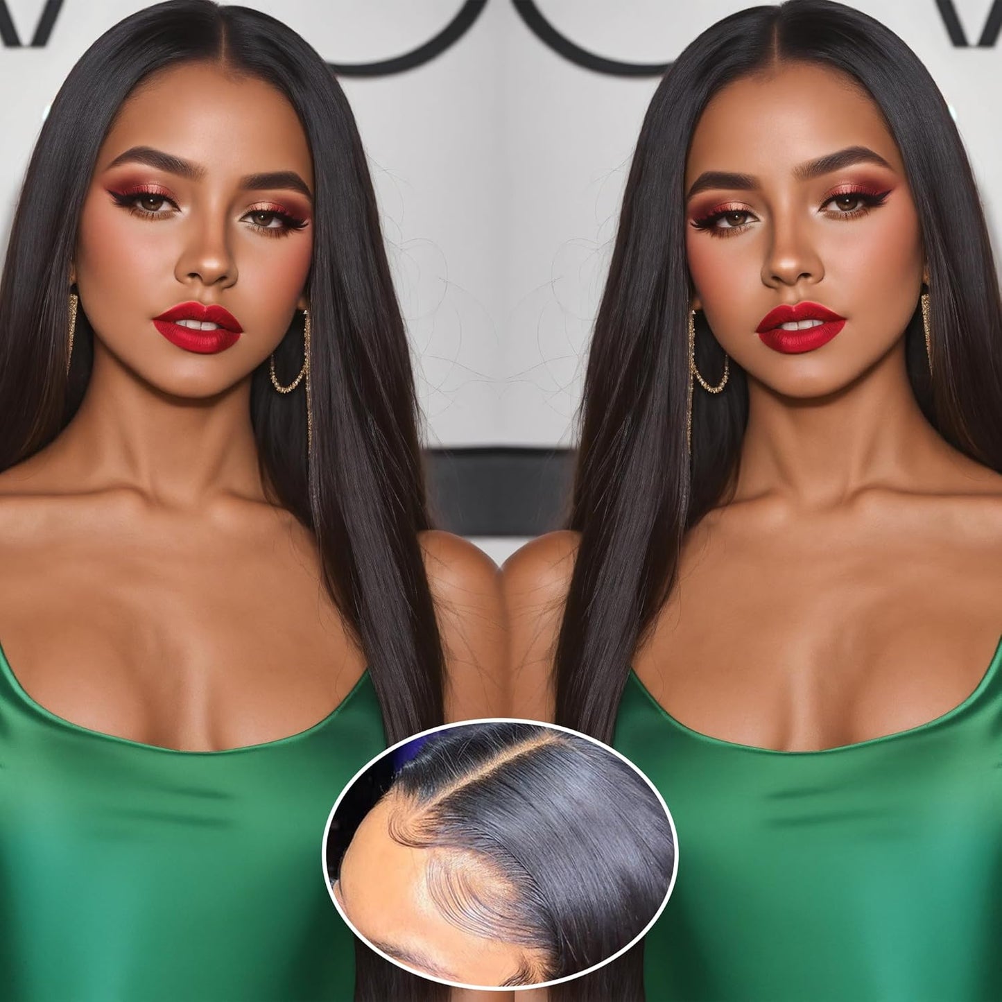 13x6HD Lace Wig Straight 100% Human High Quality Hair 200% Swiss Lace, Skin-melt Lace, Invisible Lace