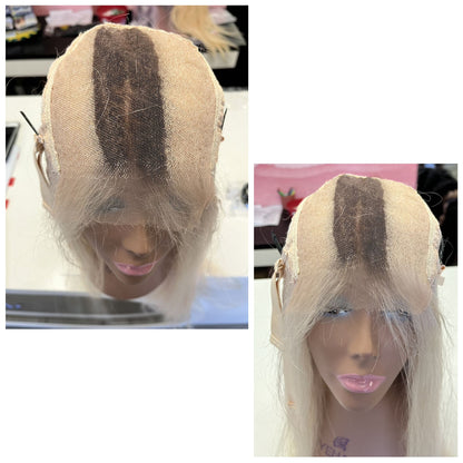Beyonce Wig for Paris 2024 Olympics  5×5 HD Lace Closure Wig  Blonde with Brown Roots Swiss Lace, Skin-melt Lace, Invisible Lace