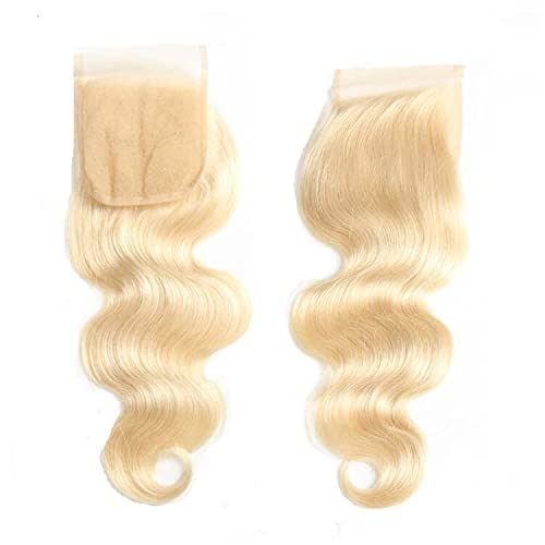 5X5 HD Lace Closure 613 Blonde Human Hair Body Wave Swiss Lace, Skin-melt Lace, Invisible Lace – Virgin Remy Hair
