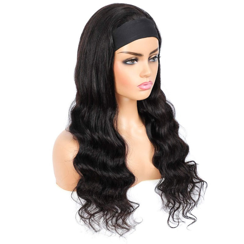 Human Hair Wig Body Wave HEADBAND WIG