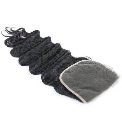 5x5 HD Lace Closure Loose Wave – Natural Black High Quality Human Hair | Pre-Plucked, Skin-Melt HD Lace