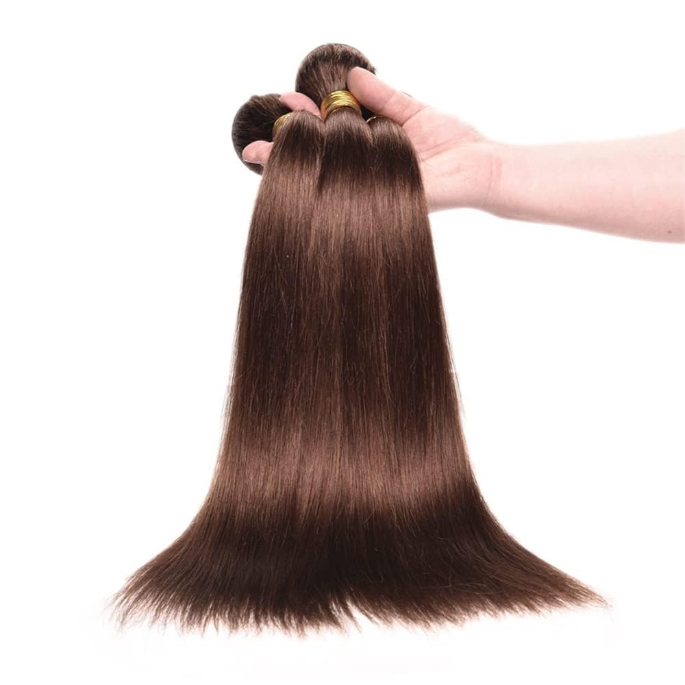 Holiday Deals: Medium Brown (#4) Straight 100% Human Hair