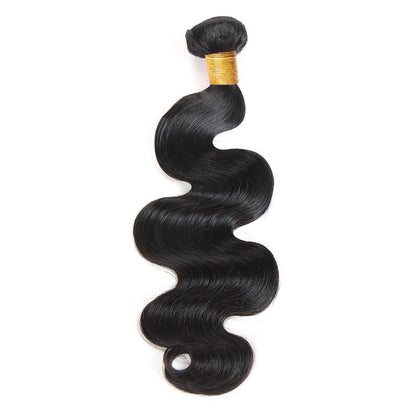 Human Hair bundle Natural Black Body Wave 