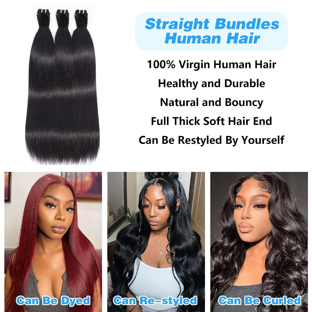 Holiday Deals : Unprocessed 3 Bundles Straight hair color #1  jet black 100% Human Hair on sale (3V-1-ST)