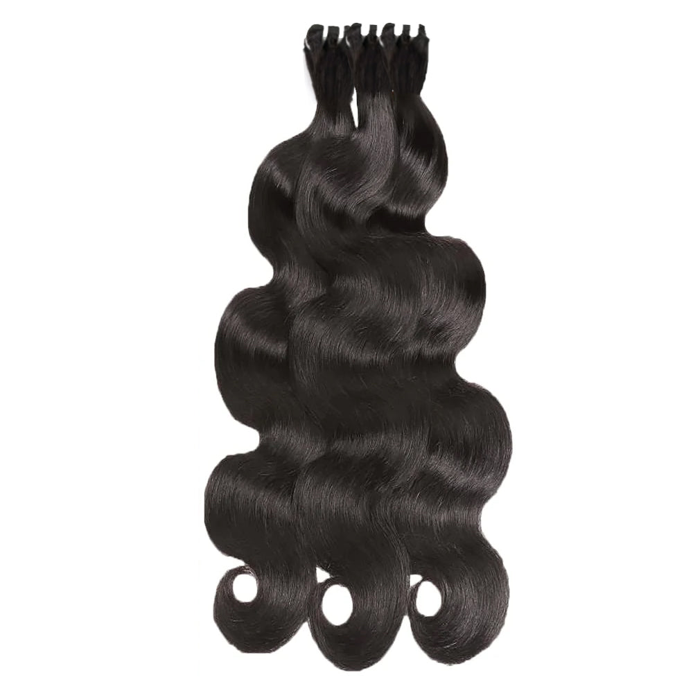 Holiday Deals : Unprocessed Body Wave 3 Bundles hair color #1  jet black 100% Human Hair on sale