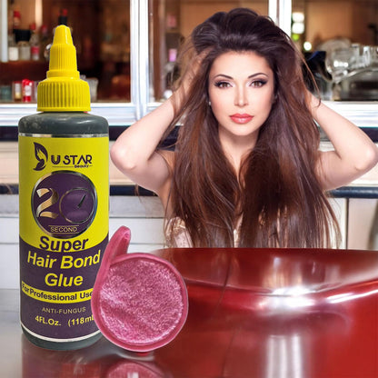 Quick Weave Essential kit,  Protective shield WITH  Hair Weft Bond Glue  and wig caps for Quick Weave installation