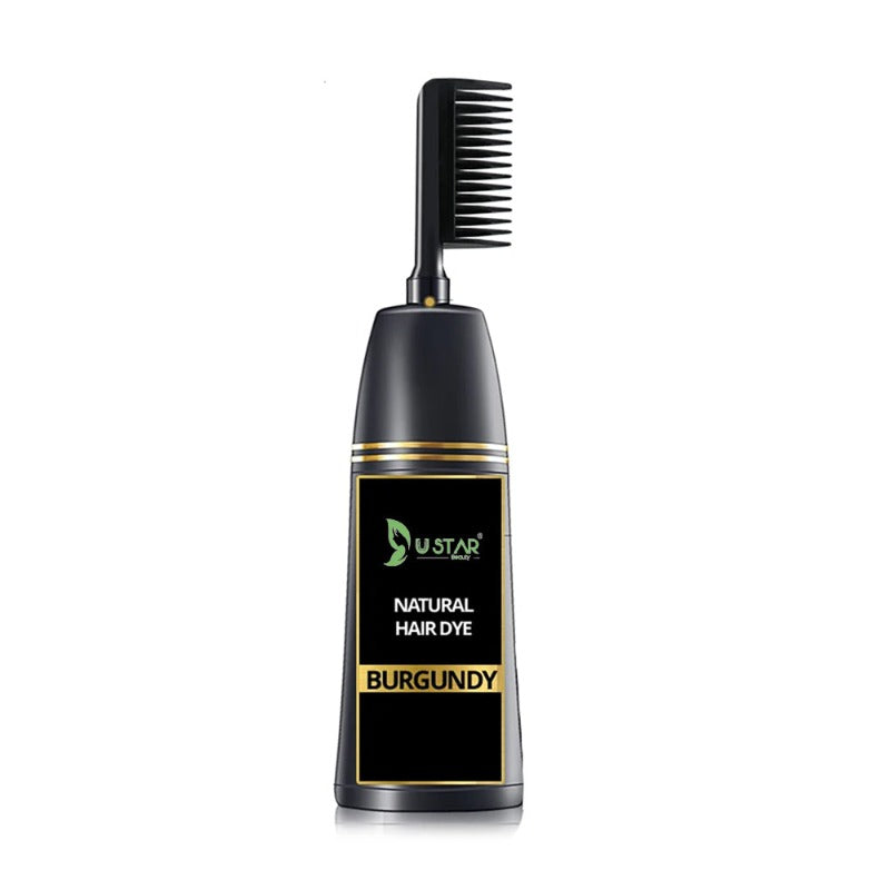 Hair Color Permanent Hair Dye Cream with Comb Applicator