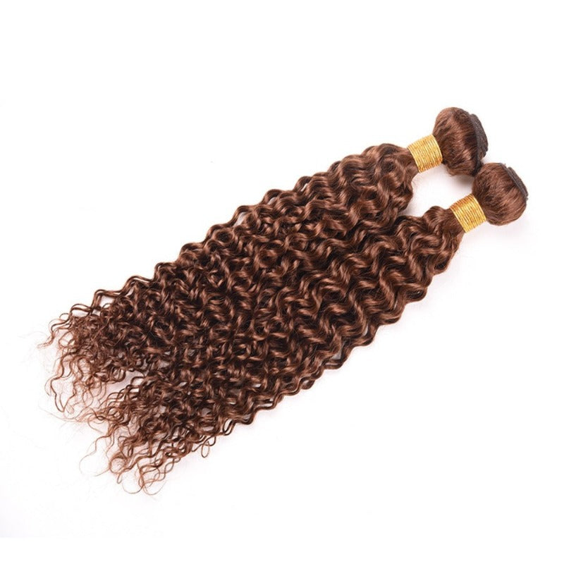 Auburn Jerry Curly 100% Human Hair