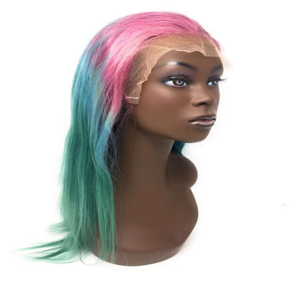 3-Tone Straight Wig – 13x4 Lace Front 100% Human Hair