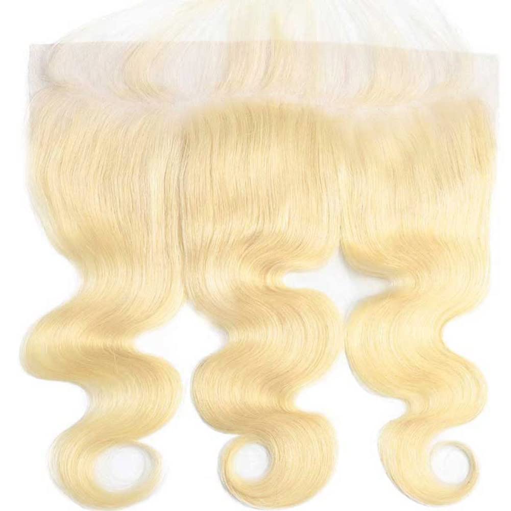 13x4 HD Lace Frontal 613 Blonde Body Wave 100% Human Hair Swiss Lace, Skin-melt Lace, Invisible Lace – Ear to Ear