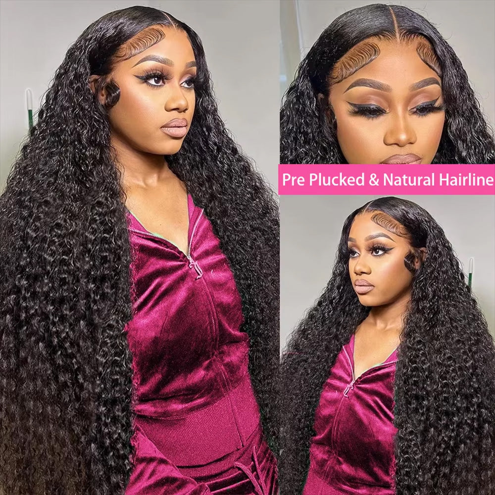 13x6HD Lace Frontal Wig Pineapple Wave 100% Human Hair Density 250% Free Part Swiss Lace, Skin-melt Lace, Invisible Lace