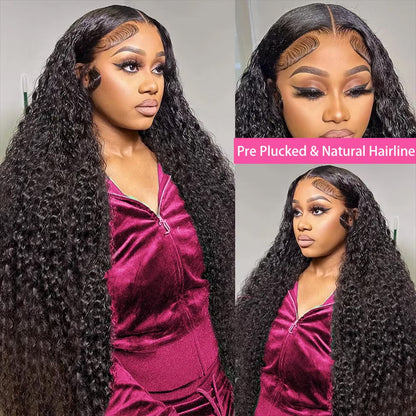 13x6HD Lace Frontal Wig Pineapple Wave 100% Human Hair Density 250% Free Part Swiss Lace, Skin-melt Lace, Invisible Lace