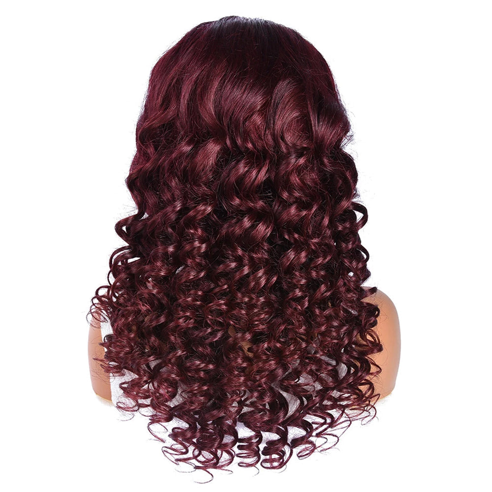 Burgundy Loose Wave wig