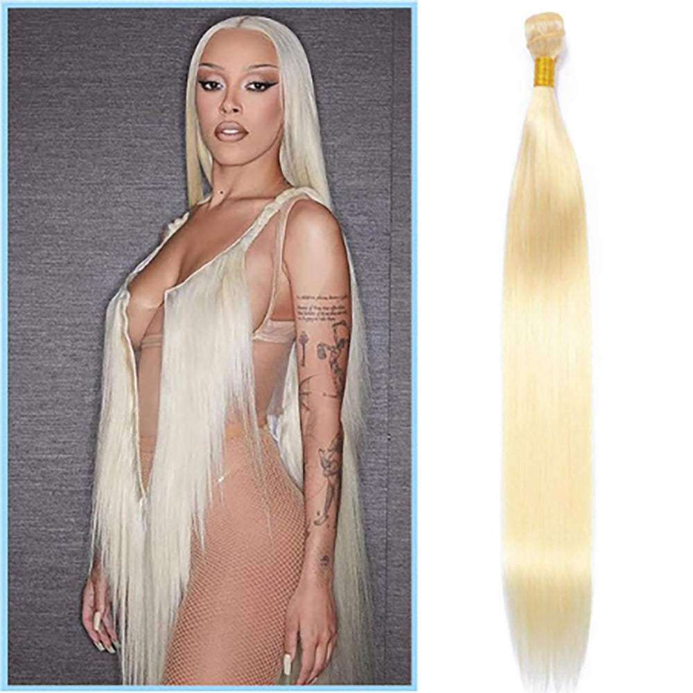 Super Long Golden Blonde 613 Raw Hair Straight 40 Inches High Quality 100% Human Hair | Unprocessed Single Donor Extensions